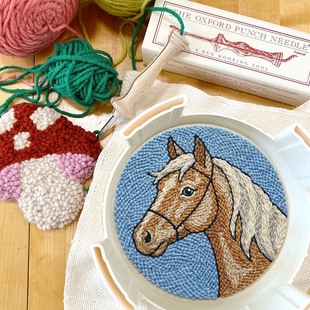 Horse Portrait  Punch Needle Kit - Handmade Western Vibe Craft | Creative Gift For Horse Lover - image 9