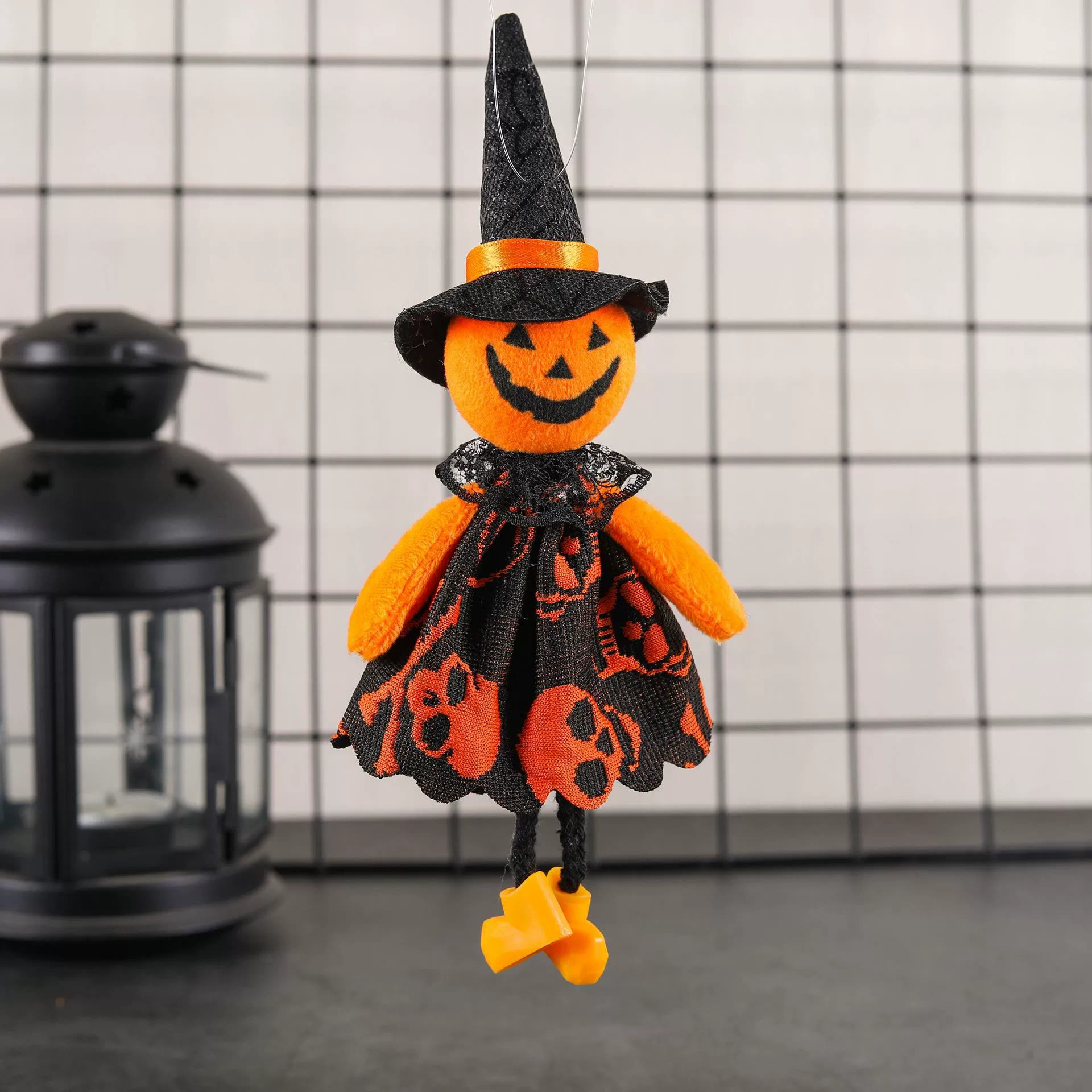 Rubbyoo 4pcs Halloween Ornaments - Magic Series Craft | Halloween Yard Decor | Holiday Celebration Art  - Pumpkin - image 3