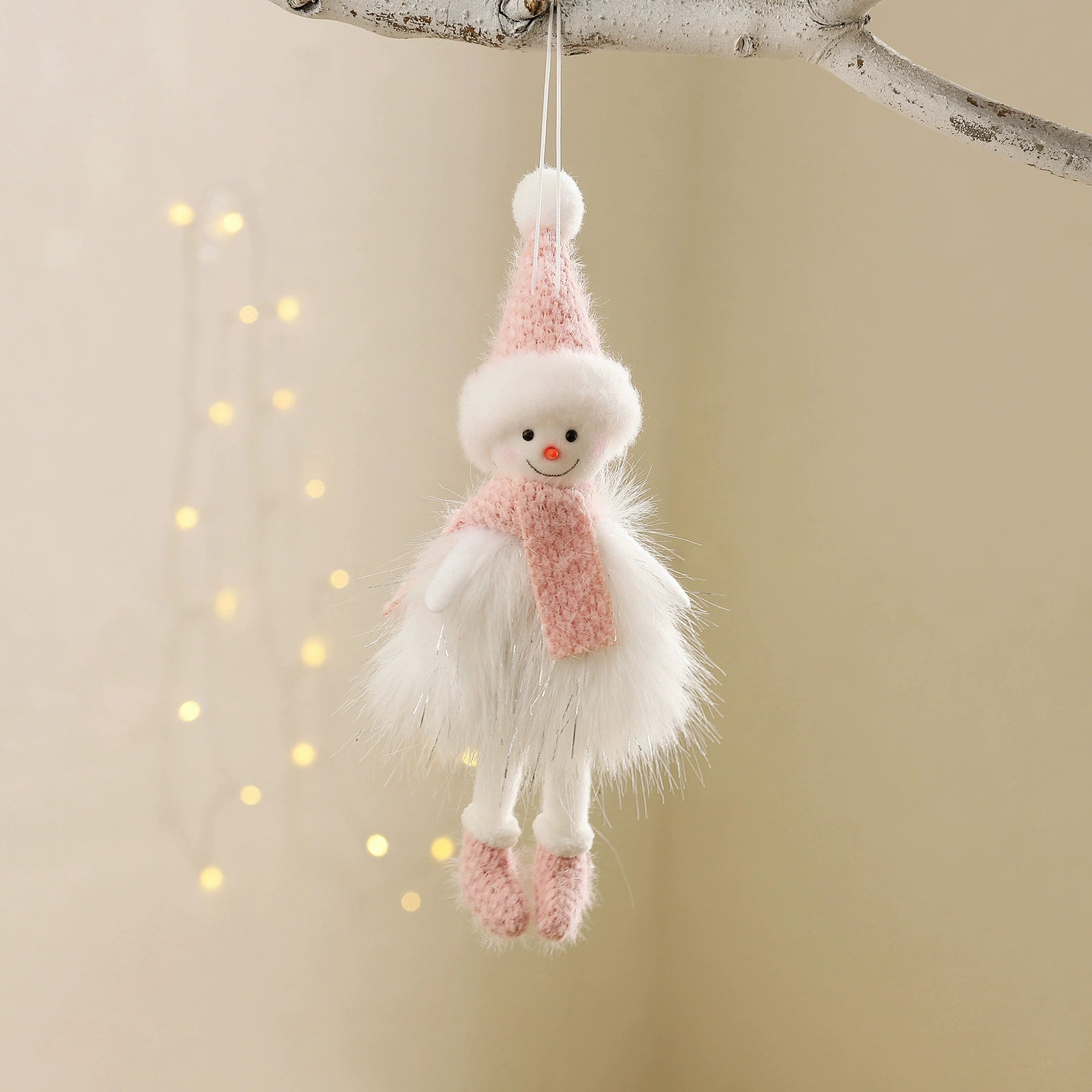 Rubbyoo 3 Pcs Christmas tree Pendants - Adorable Snowman | Festival Home Decorations | Christmas Window Hanging - Snowman A - image 2