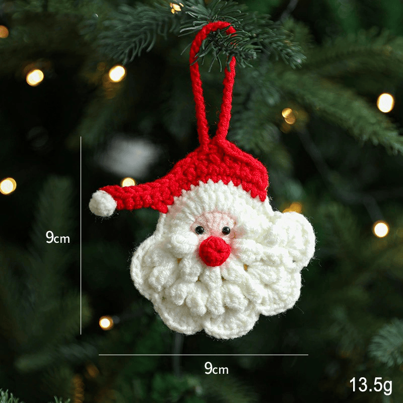 Rubbyoo Crochet Christmas Tree Decoration - Scandinavian Hanging Ornaments | Unique Holiday Craft - Santa Claus A - image 7