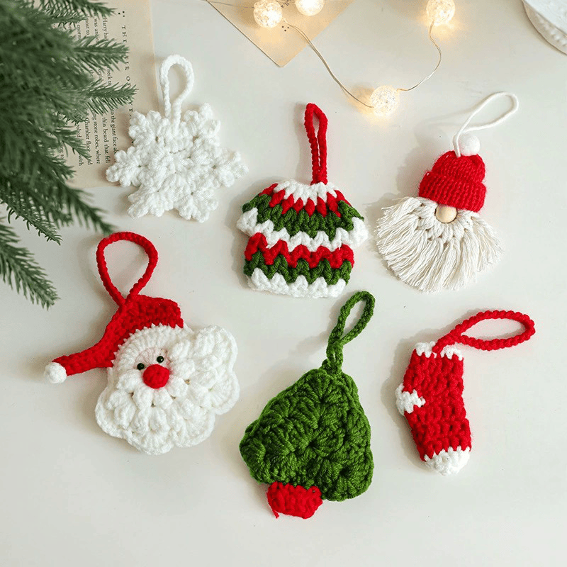Rubbyoo Crochet Christmas Tree Decoration - Scandinavian Hanging Ornaments | Unique Holiday Craft - Christmas Bundle - image 2