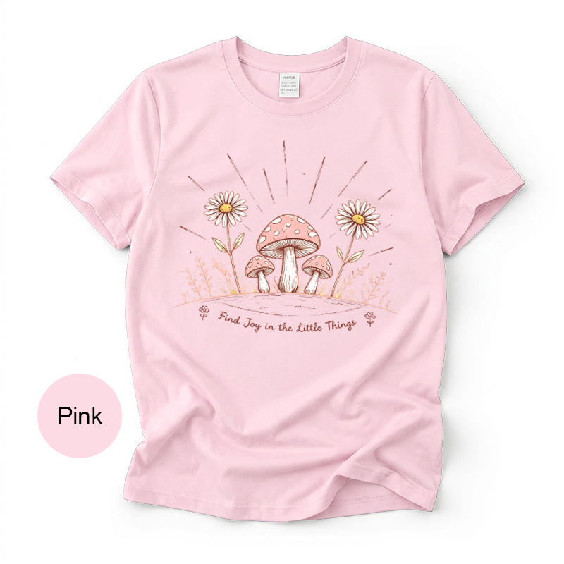 Rubbyoo Mushroom Garden  Graphic Tee  - Fashionable & Skin-Friendly Clothing | Multiple Color Options Tee - image 1