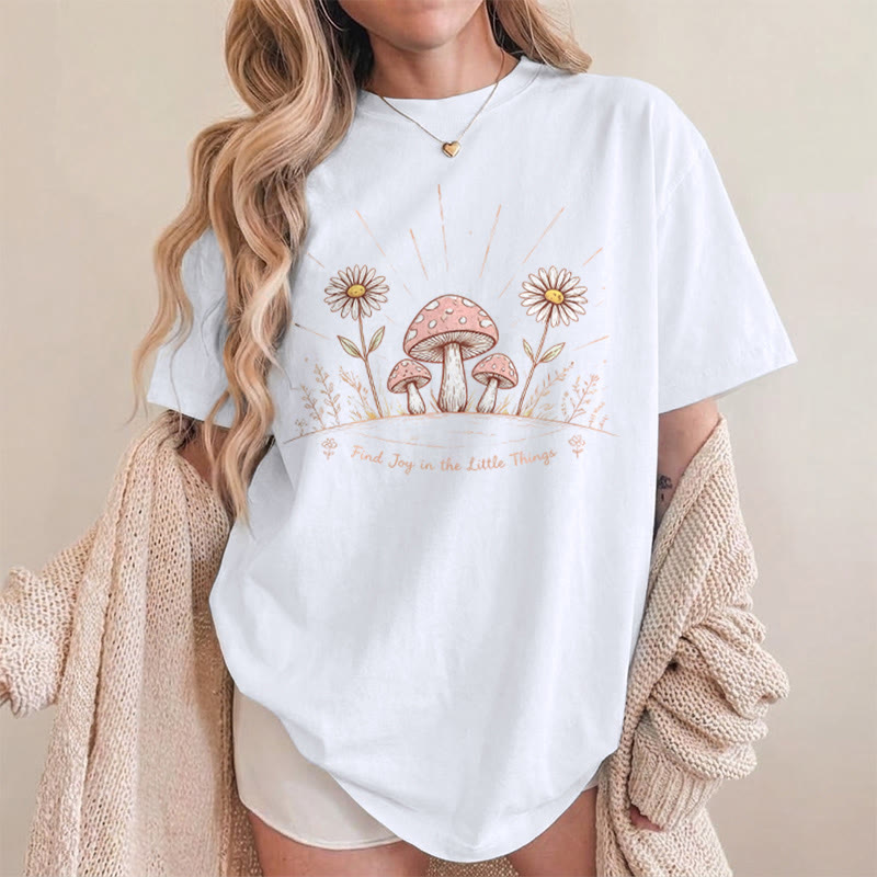 Rubbyoo Mushroom Garden  Graphic Tee  - Fashionable & Skin-Friendly Clothing | Multiple Color Options Tee - image 14