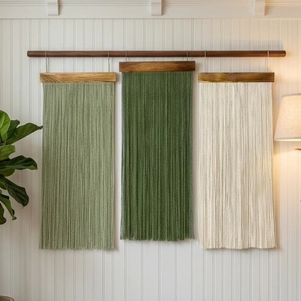 Rubbyoo Bohemian Tassel Decorariton  - Versatile Wall Hhanging | Scandinavian Art Craft  - image 13