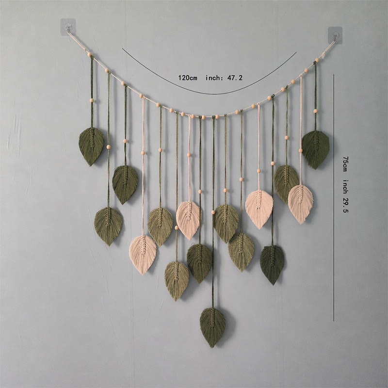 Rubbyoo Colourful Leaves Tapestry - Nice Living Room Deocr | Modern Wall Art  - image 5