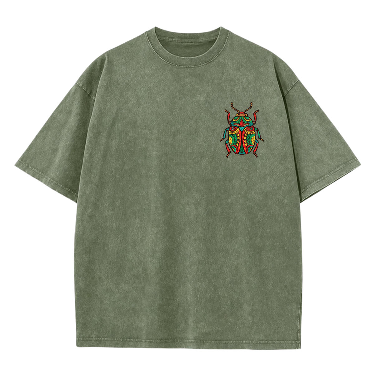 Rubbyoo We All Carry A Quiet Light Inside Double Sided Unisex Washed T-shirt For Ladybug Lover - image 6