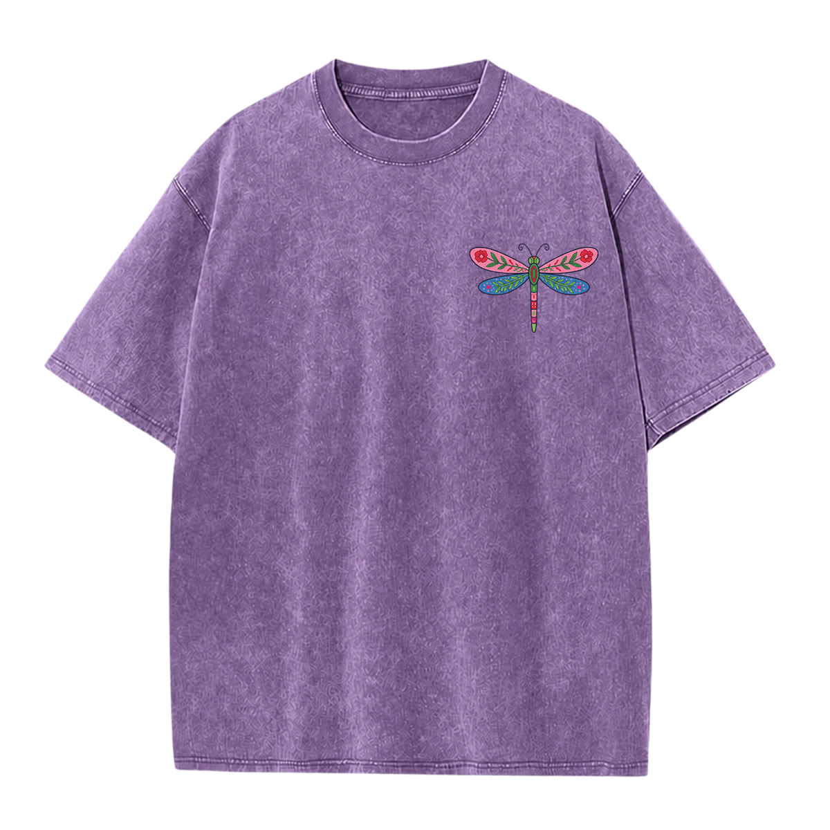 Rubbyoo We All Flit Above The Soft Water Double Sided Unisex Washed T-shirt - image 2