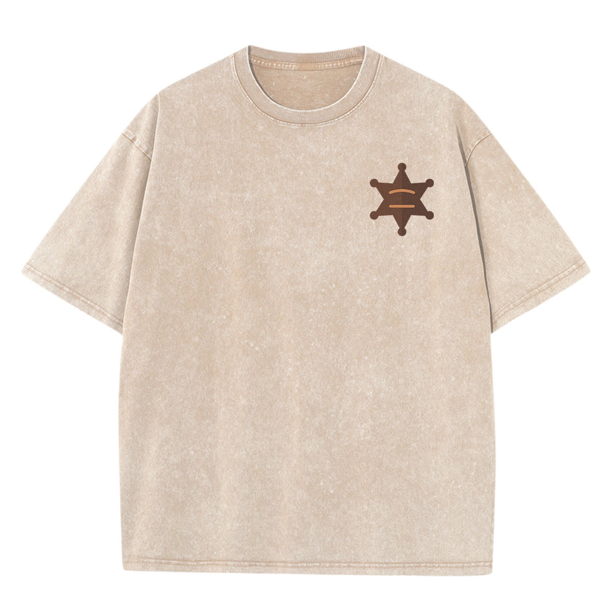 Rubbyoo Dead Or Alive Double Sided Unisex Washed T-shirt Stylish Halloween Look - image 2