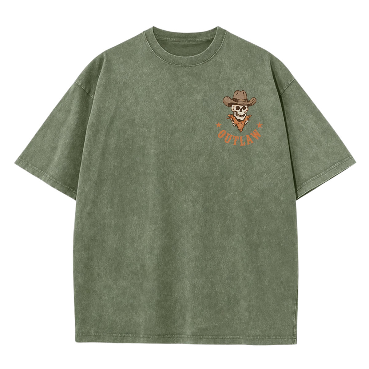 Rubbyoo Wild Souls Double Sided Unisex Washed T-shirt Special Halloween Graphic - image 7