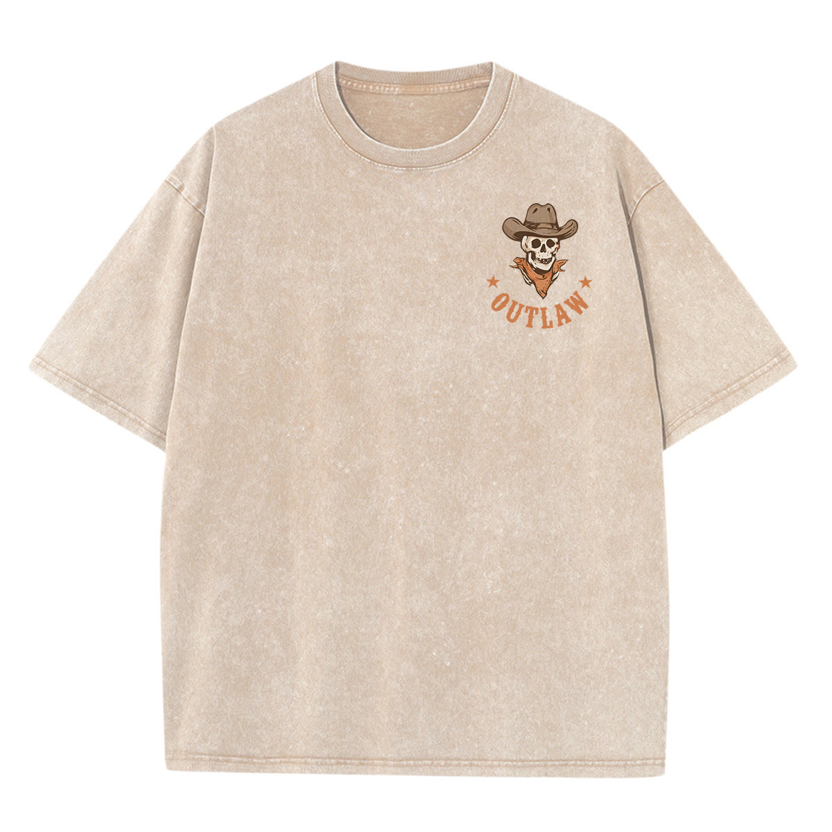 Rubbyoo Wild Souls Double Sided Unisex Washed T-shirt Special Halloween Graphic - image 2