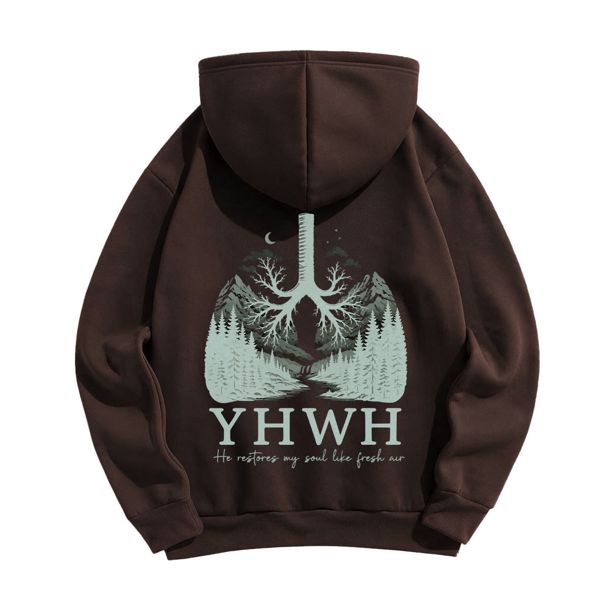 Rubbyoo He Restores My Soul Like Fresh Air YHWH Unisex Hoodie - image 18