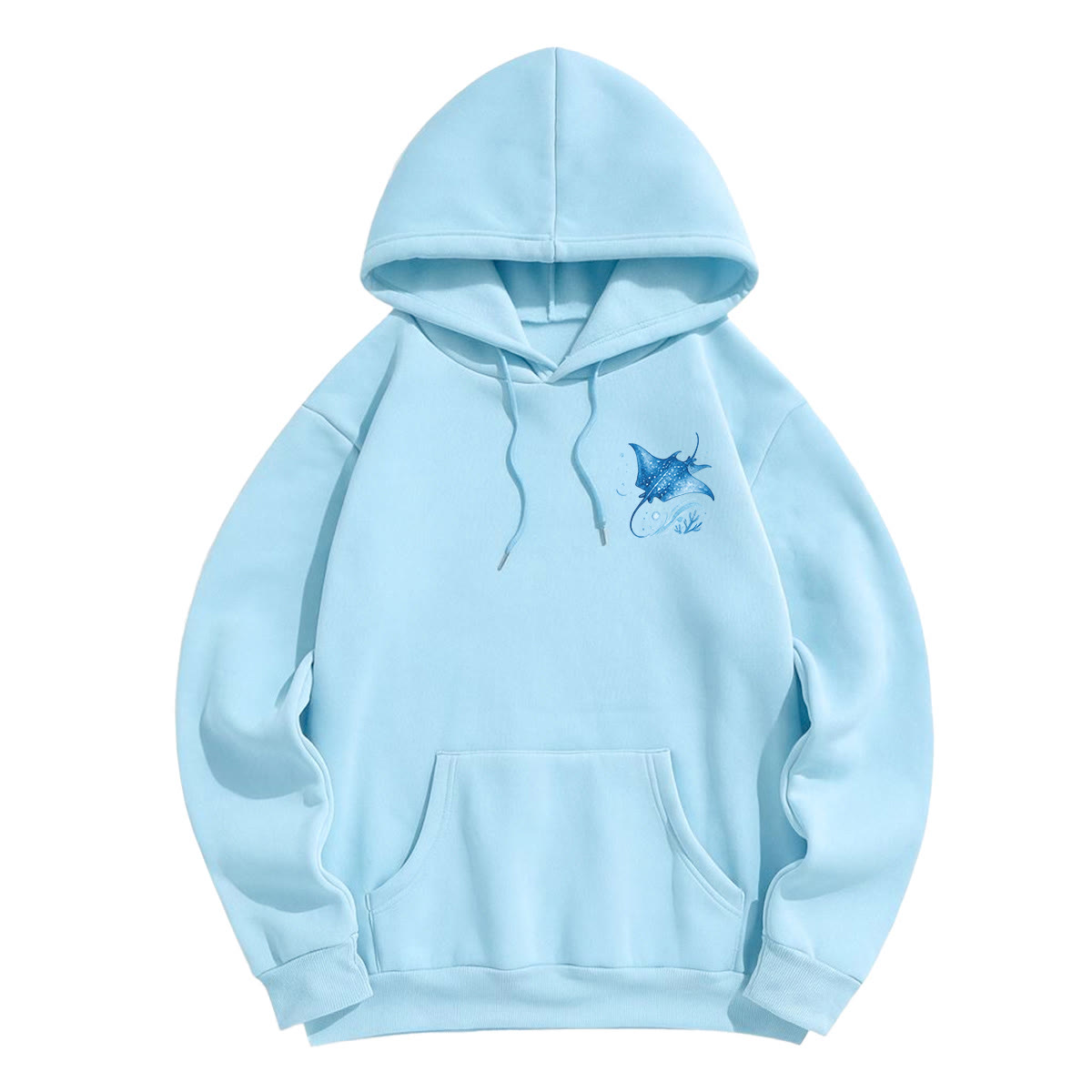 Rubbyoo Ocean Devil Fish Unisex Hoodie - image 5