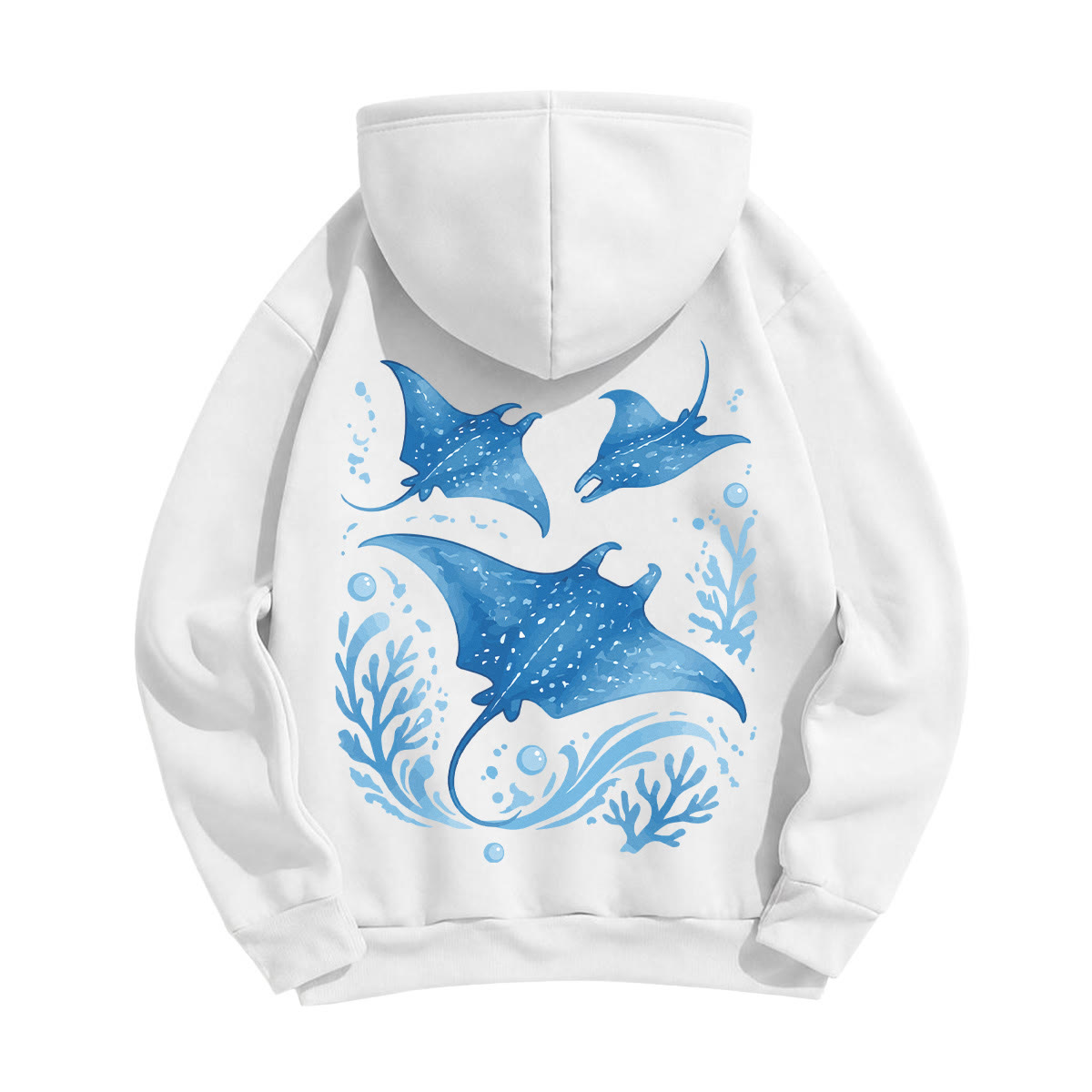 Rubbyoo Ocean Devil Fish Unisex Hoodie - image 9