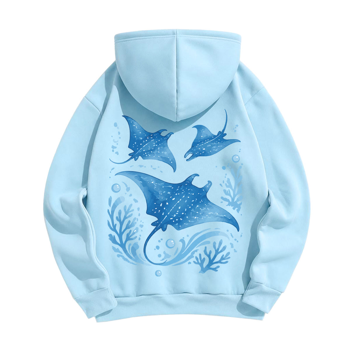 Rubbyoo Ocean Devil Fish Unisex Hoodie - image 6