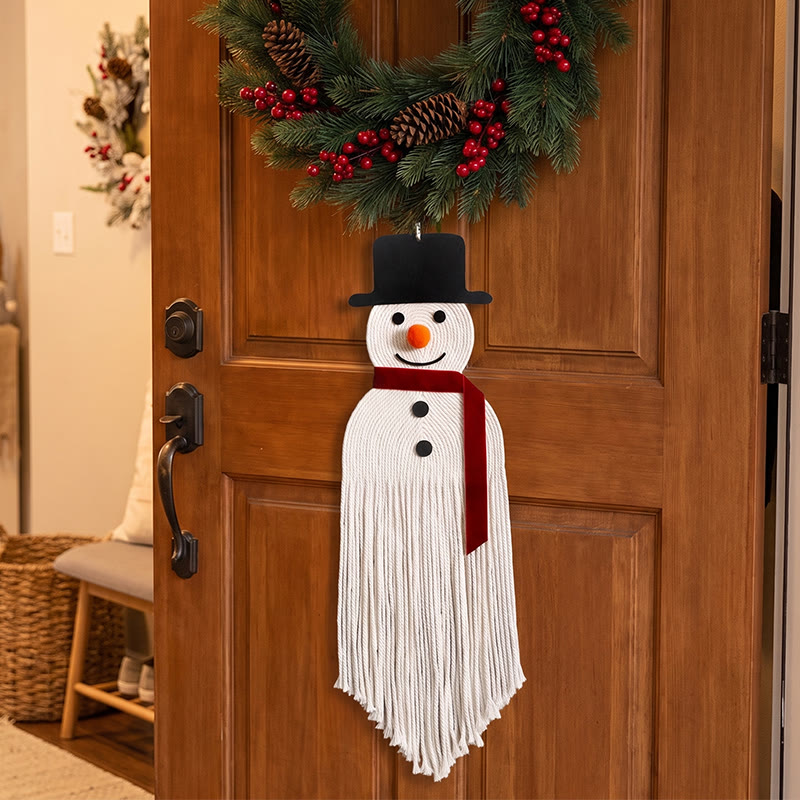 Rubbyoo Modern Christmas Handicraft - Santa Claus And The Snowman | Festive Christmas Gift - image 3