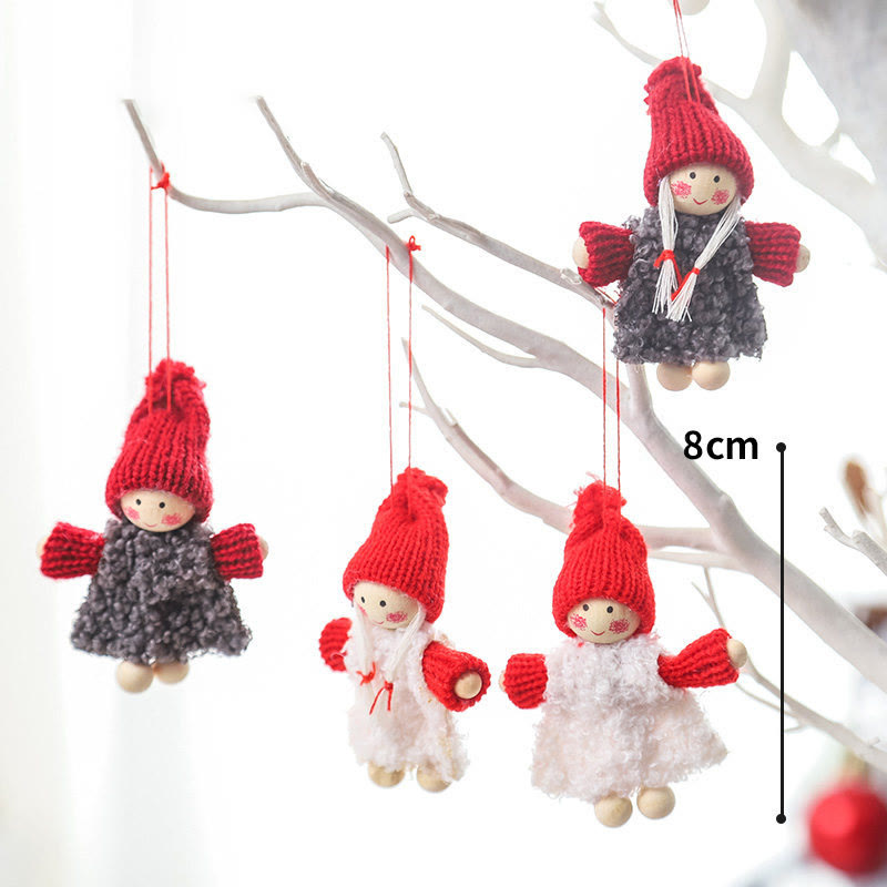 Rubbyoo 4pcs Adorable Christmas Doll - Cozy Holiday Decor | Perfect Christmas Gift  - C - image 8