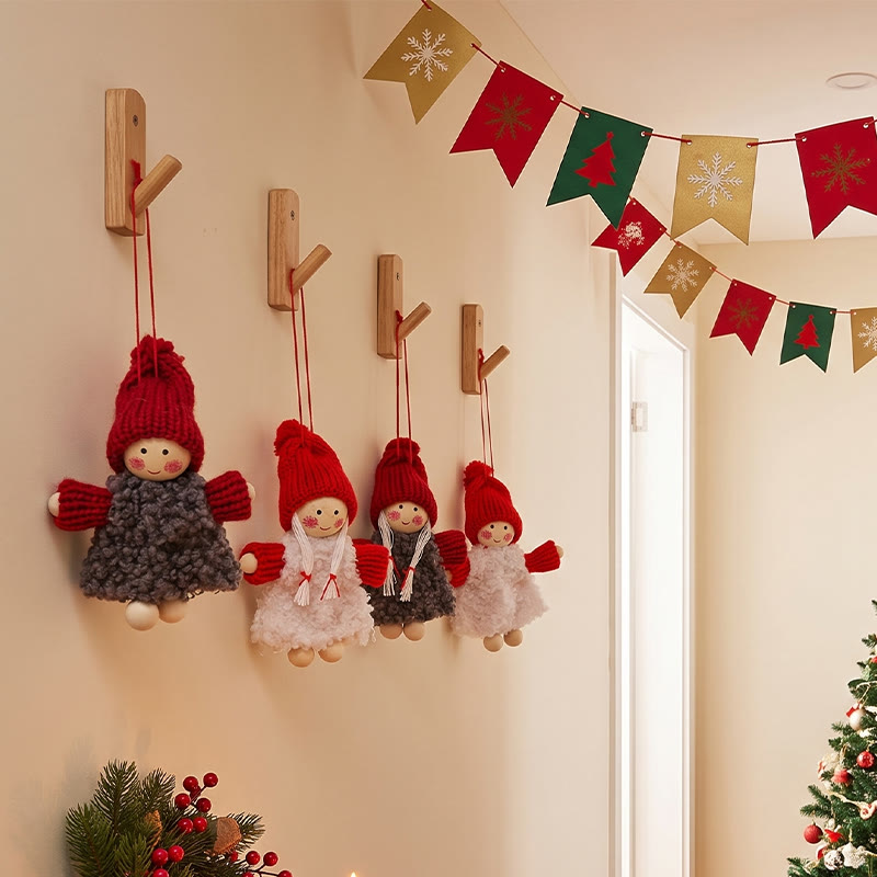 Rubbyoo 4pcs Adorable Christmas Doll - Cozy Holiday Decor | Perfect Christmas Gift  - image 4