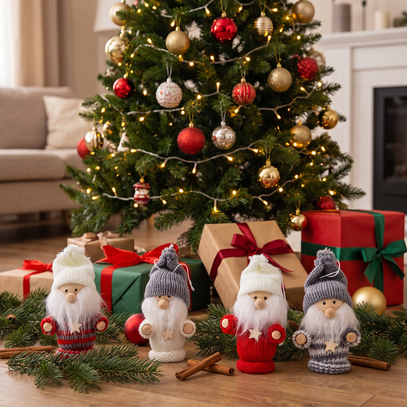 Rubbyoo 4pcs Adorable Christmas Doll - Cozy Holiday Decor | Perfect Christmas Gift  - image 1
