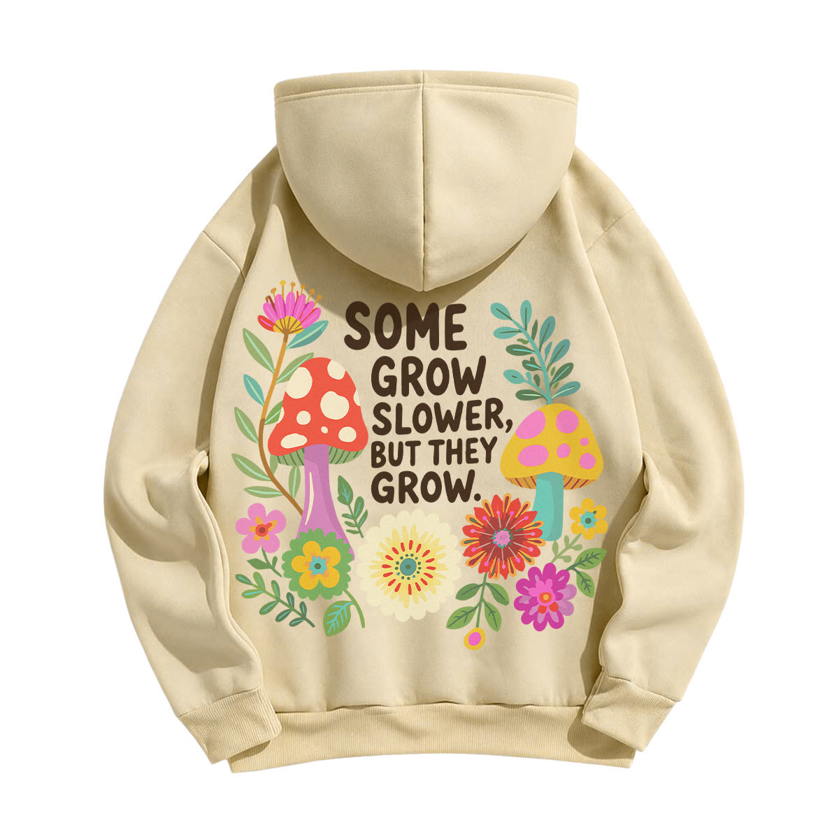 Rubbyoo Some Grow Slower But They Grow Unisex Hoodie  - image 6