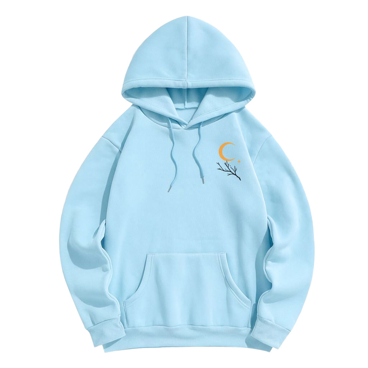 Rubbyoo Gothic Crow & Moonlight Motif Unisex Hoodie  - image 15