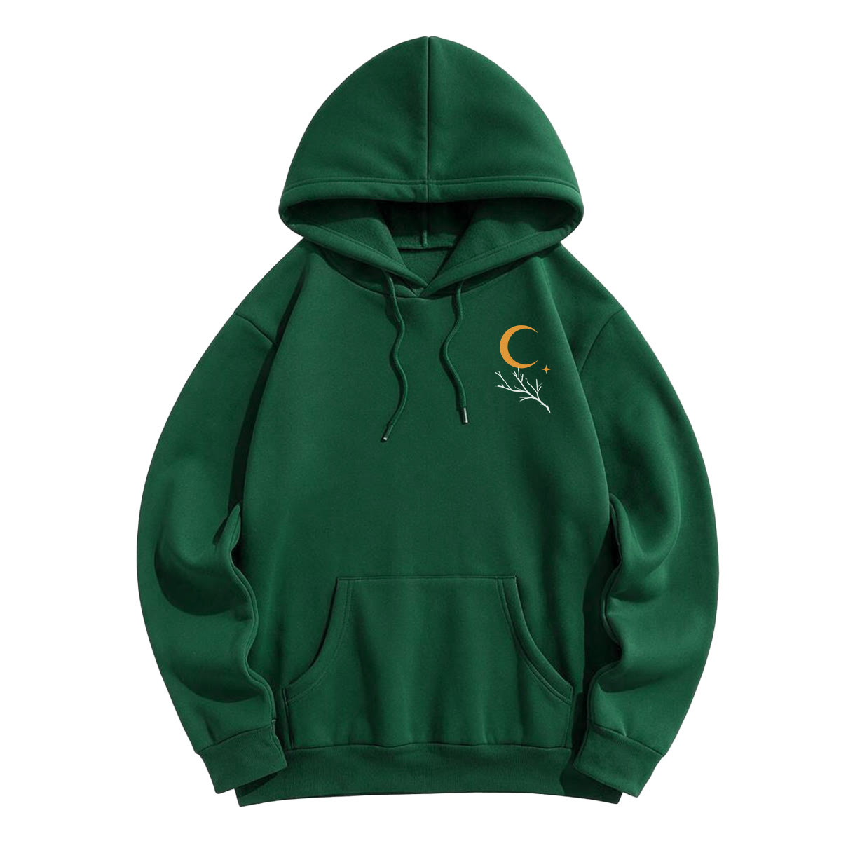 Rubbyoo Gothic Crow & Moonlight Motif Unisex Hoodie  - image 20