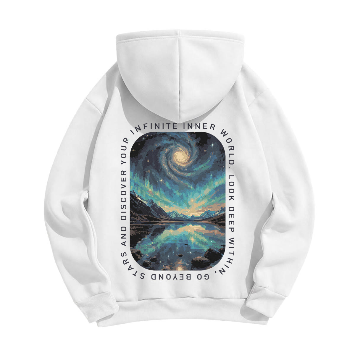Rubbyoo Go Beyond Stars And Discover Your Infinite Inner World Unisex Hoodie  - image 9