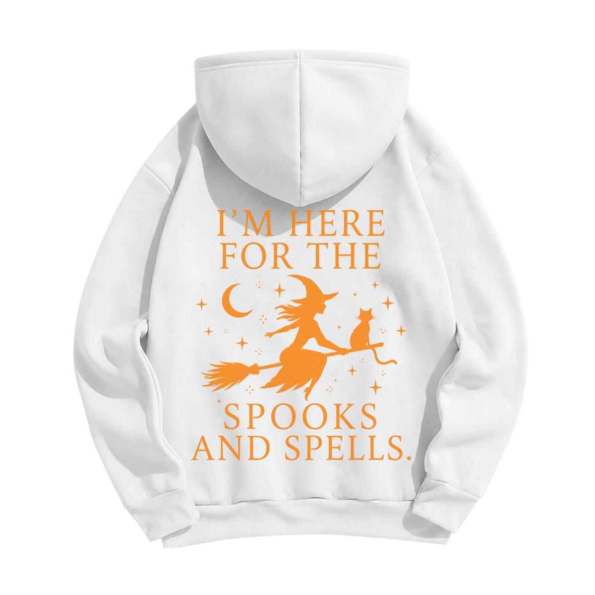 Rubbyoo I Am Here For The Spooks And Spells Unisex Hoodie Halloween Outfit - image 9