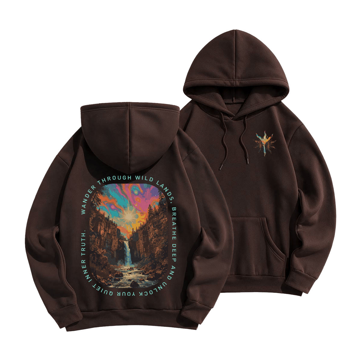 Rubbyoo Wander Through Wild Lands Unisex Hoodie  - image 13