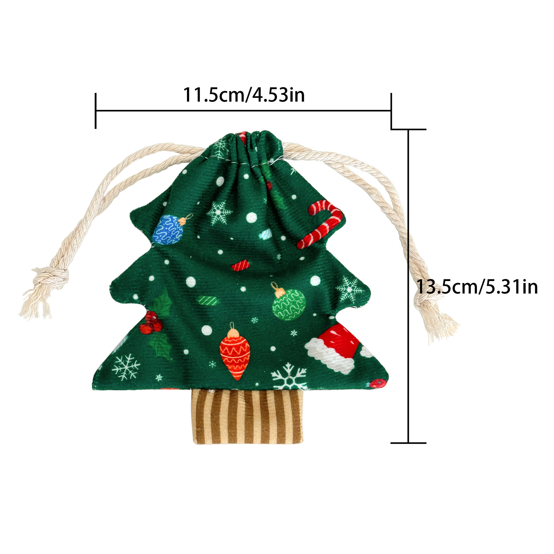 Rubbyoo Christmas Tree String Draw Bags - Festive Fireplace Decor | Perfect For Holiday Gift - A - S - image 4