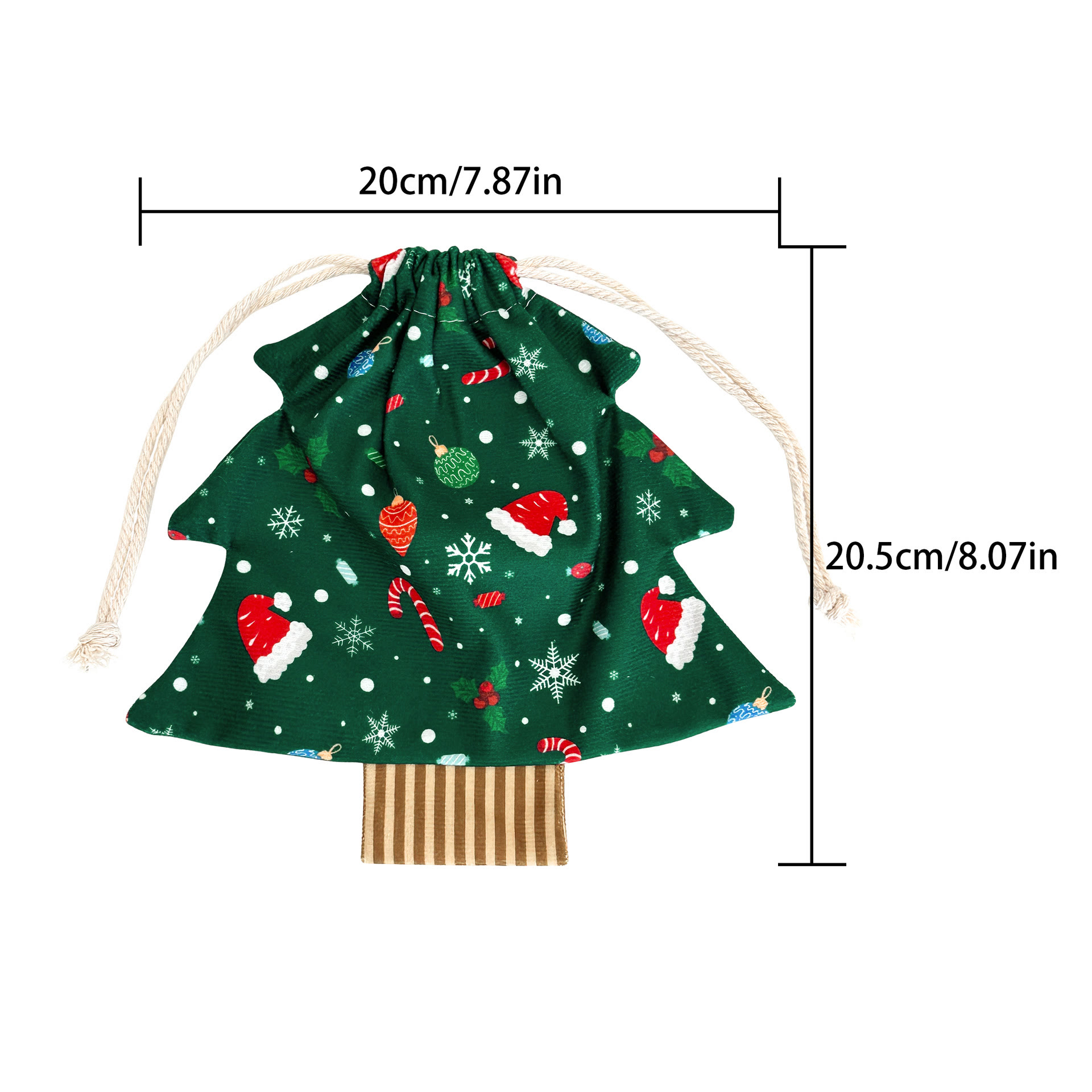 Rubbyoo Christmas Tree String Draw Bags - Festive Fireplace Decor | Perfect For Holiday Gift - A - L - image 9