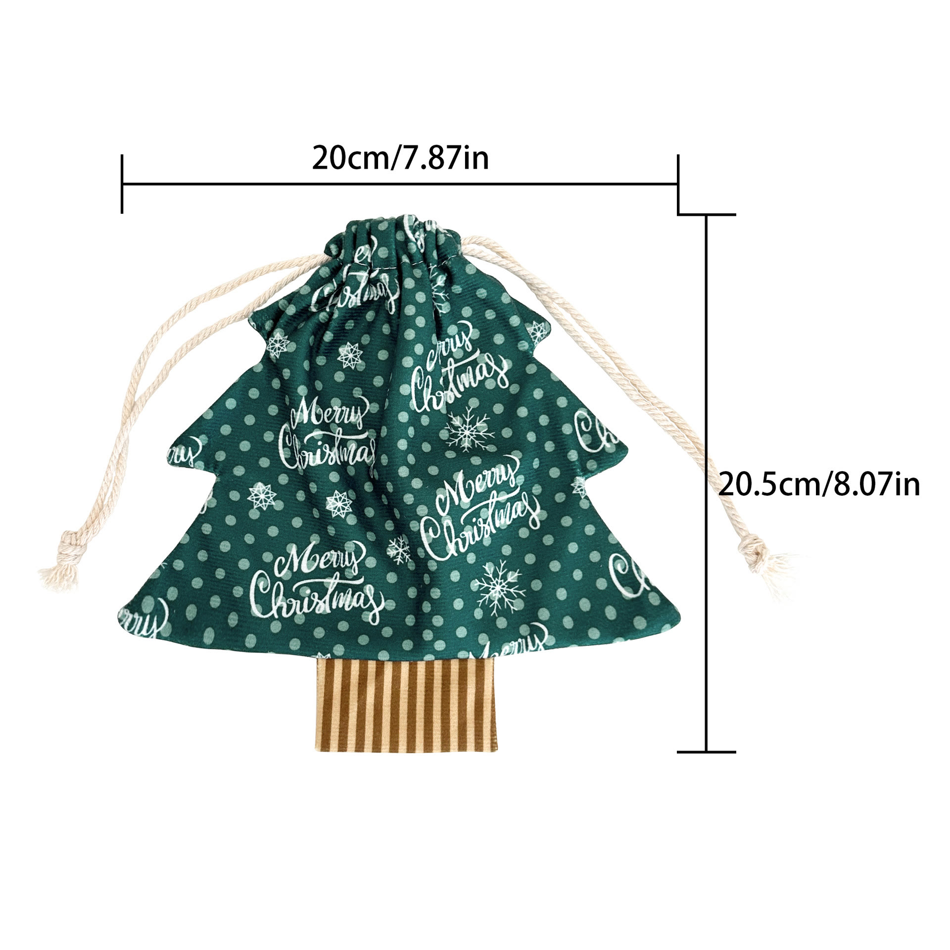 Rubbyoo Christmas Tree String Draw Bags - Festive Fireplace Decor | Perfect For Holiday Gift - B - L - image 7