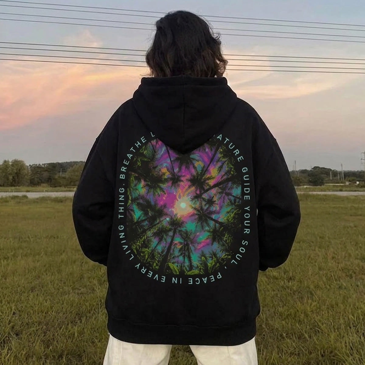 Rubbyoo Let Nature Guide Your Soul Unisex Hoodie  - image 4