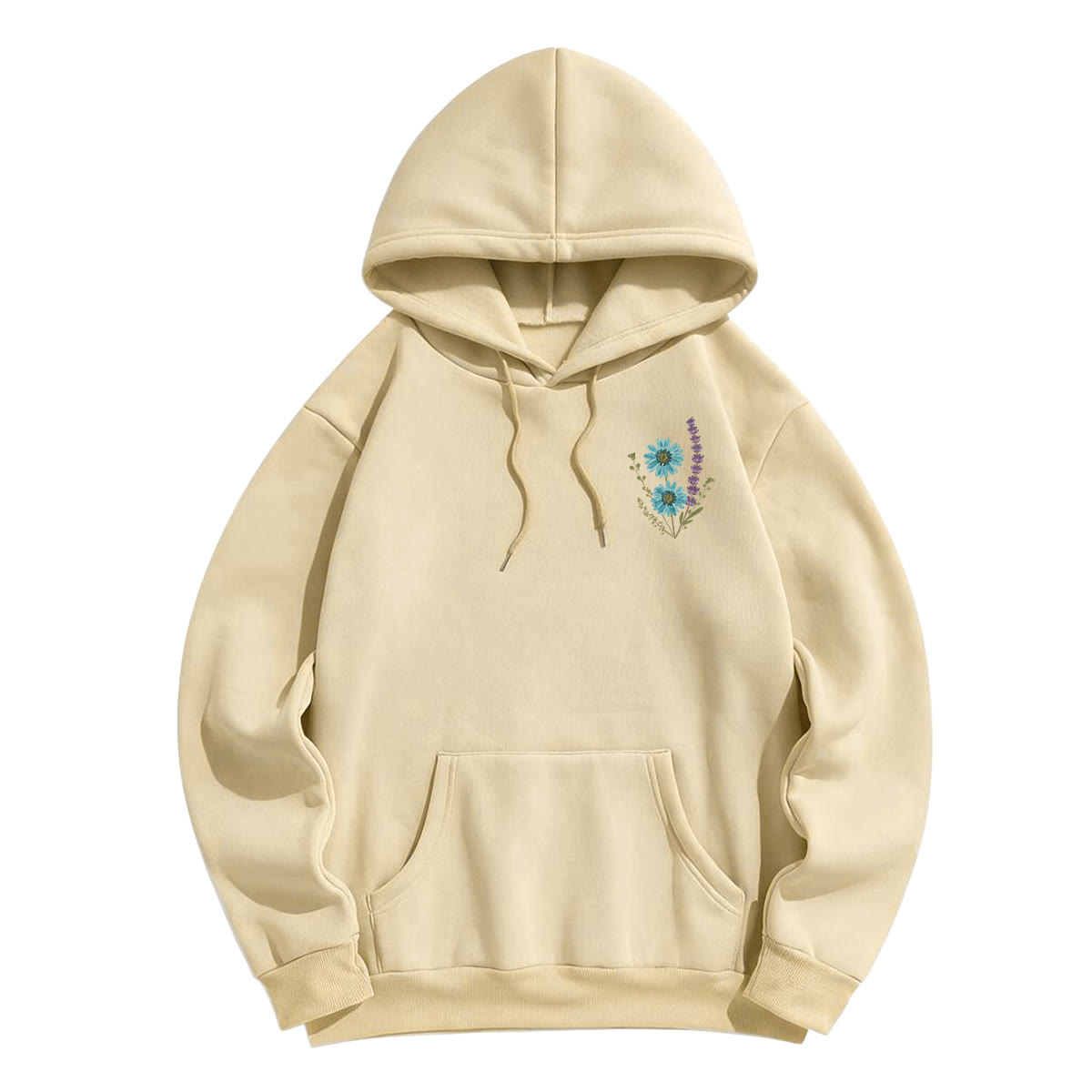 Rubbyoo Colorful Wildflowers Graphic Unisex Hoodie  - image 11