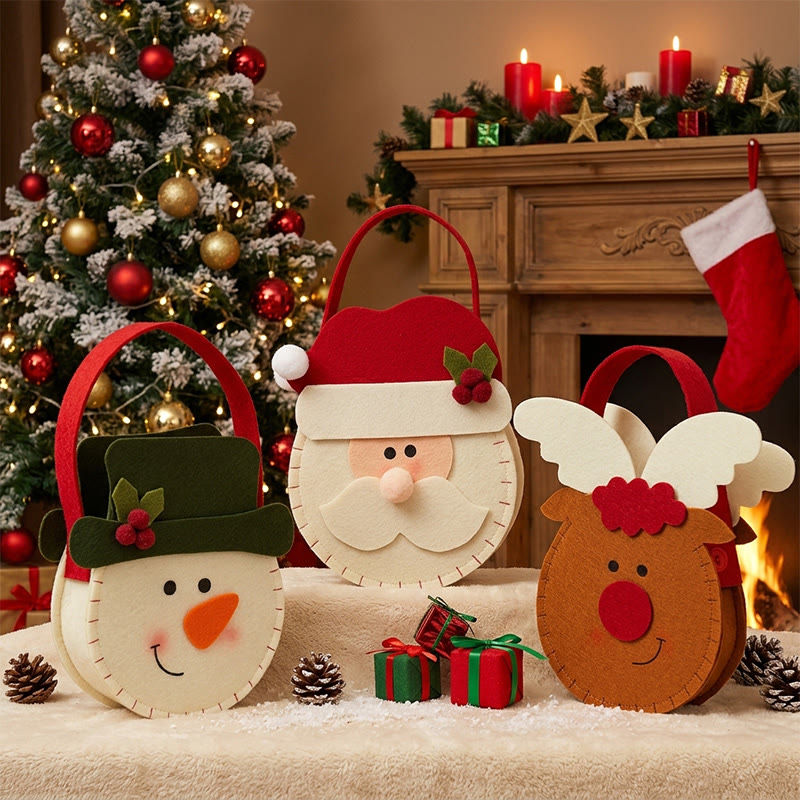 Rubbyoo Christmas Eve Handbag - Xmas Apple & Candy Bag | Perfect Holiday Gift Craft - 3-Piece Set - image 1