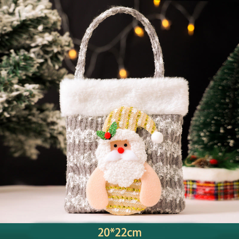Rubbyoo Christmas Party Handbag- Xmas Holiday Presents | Special Gift For Her  - Santa - Grey - image 4