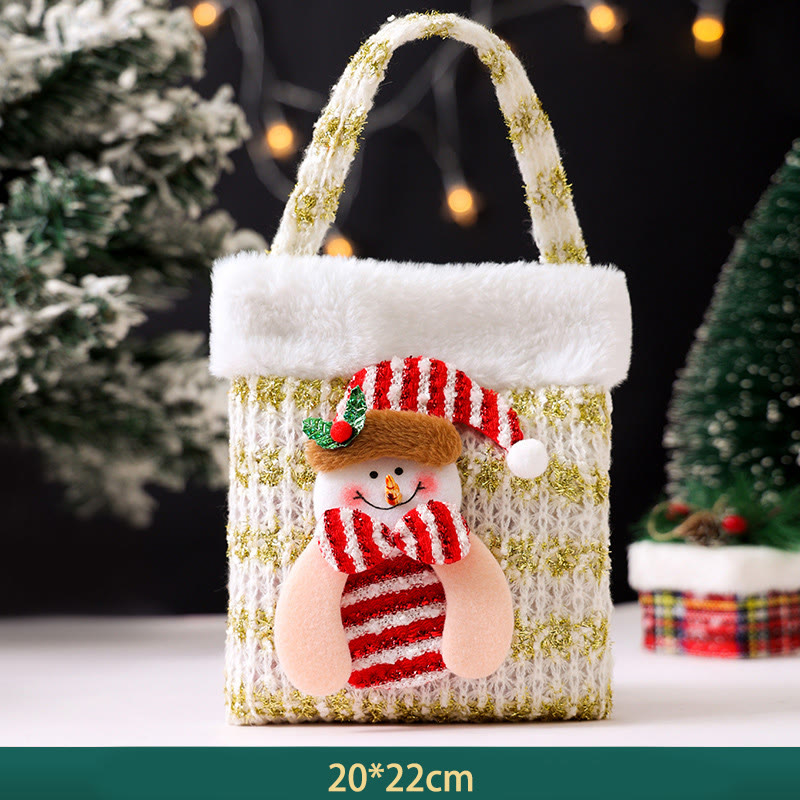 Rubbyoo Christmas Party Handbag- Xmas Holiday Presents | Special Gift For Her  - Snowman - Yellow - image 5
