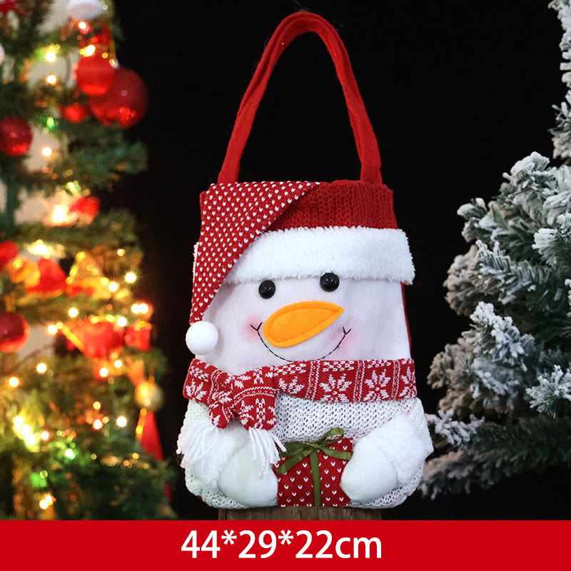 Rubbyoo Marry Christmas Bag - Xmas Holiday Presents |personalized Christmas Sack - Snowman - image 6