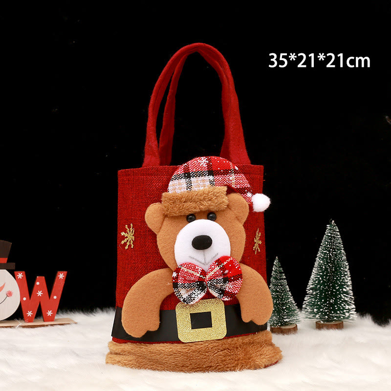 Rubbyoo Adorable Christmas Gift Bag - Creative Christmas Craft | Reusable Holiday Present Bag - Reindeer - image 6