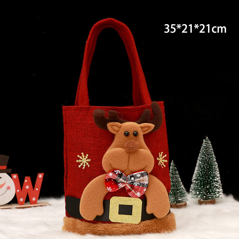 Rubbyoo Adorable Christmas Gift Bag - Creative Christmas Craft | Reusable Holiday Present Bag - Bear - image 7