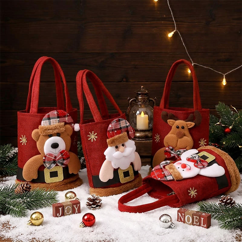 Rubbyoo Adorable Christmas Gift Bag - Creative Christmas Craft | Reusable Holiday Present Bag - image 2
