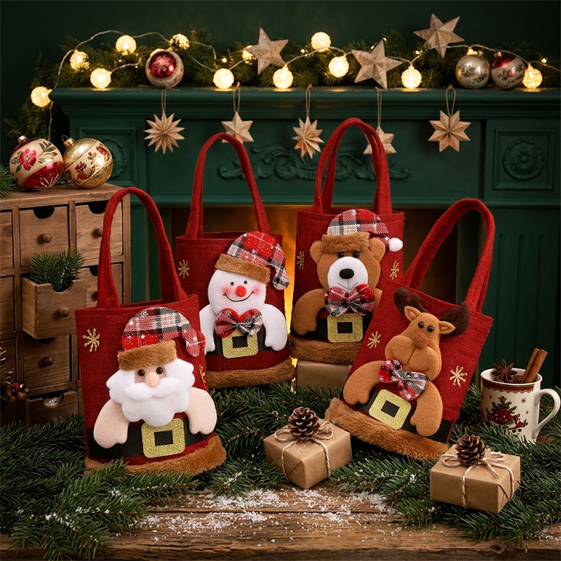 Rubbyoo Adorable Christmas Gift Bag - Creative Christmas Craft | Reusable Holiday Present Bag - image 4