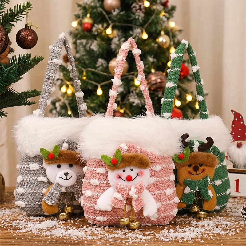 Rubbyoo Holiday Candy Bags - Xmas Holiday Presents | Lovely Gift For Her | Perfect For Festive Party  - 3-piece set - image 2