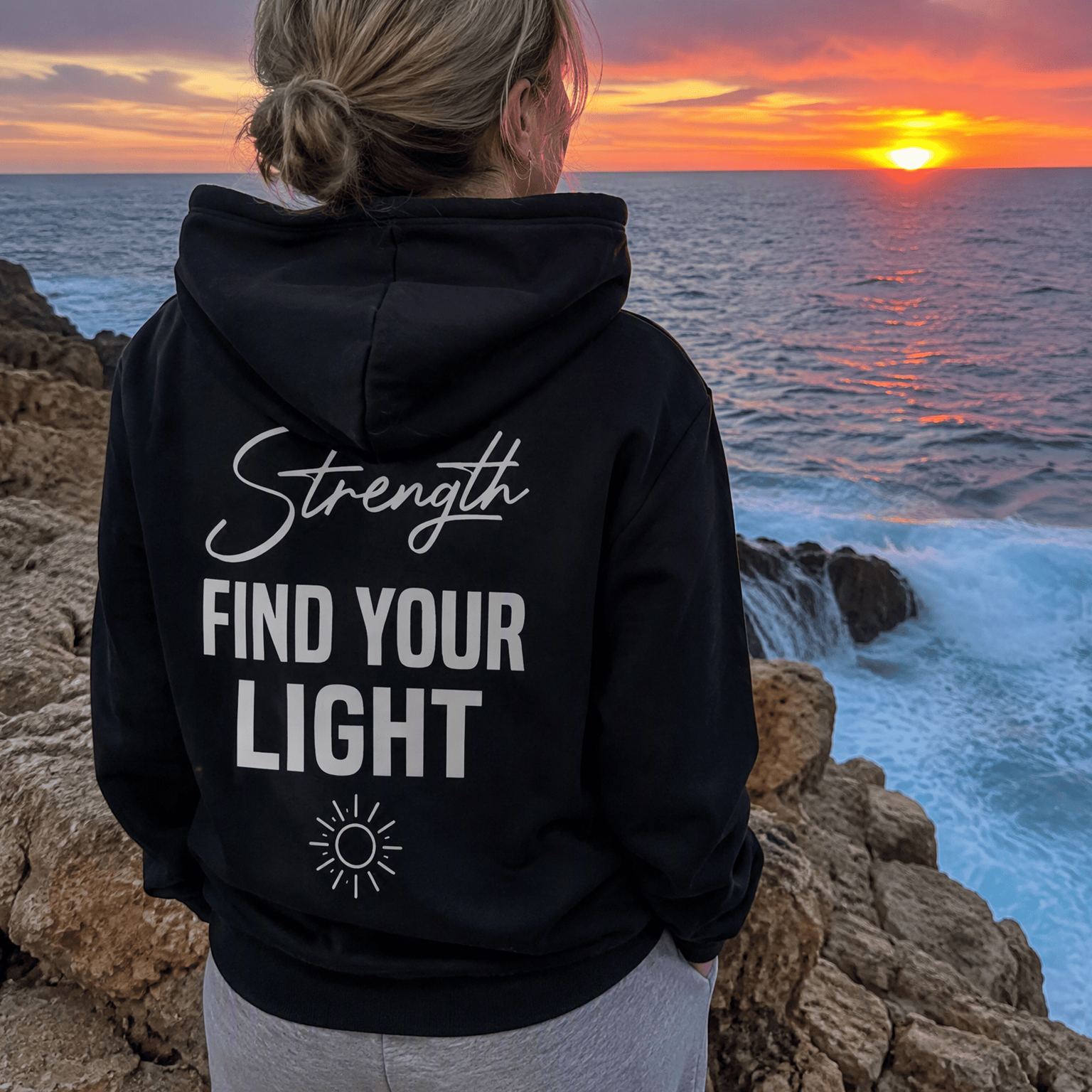 Rubbyoo Find Your Light Unisex Hoodie  - image 2