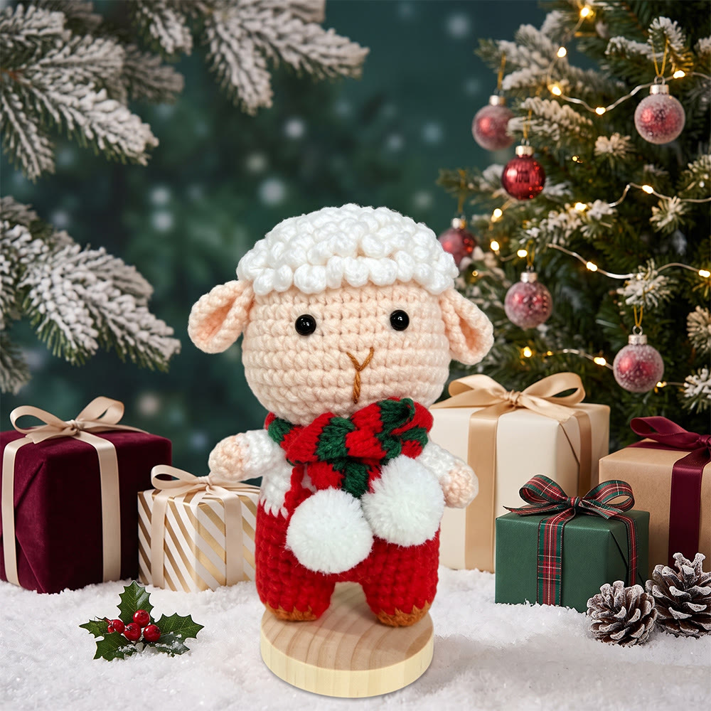 Rubbyoo Vintage Christmas Tree Ornament - Diy Crochet Xmas Hanging | Festive Holiday Home  Accent - image 4