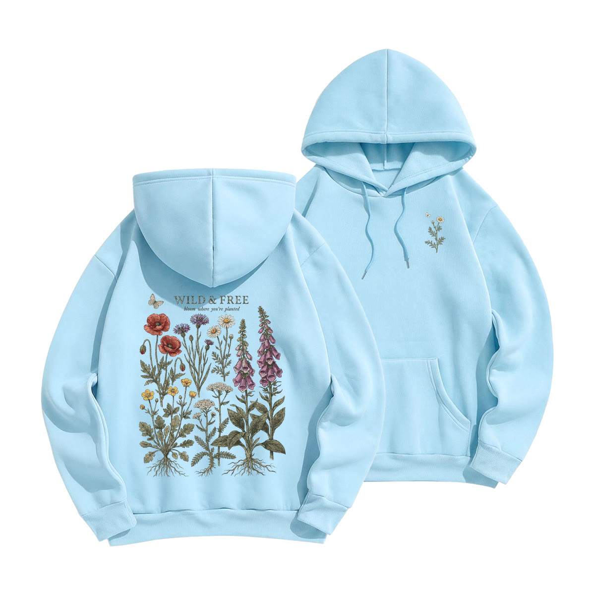 Rubbyoo Wild & Free Unisex Hoodie - image 10