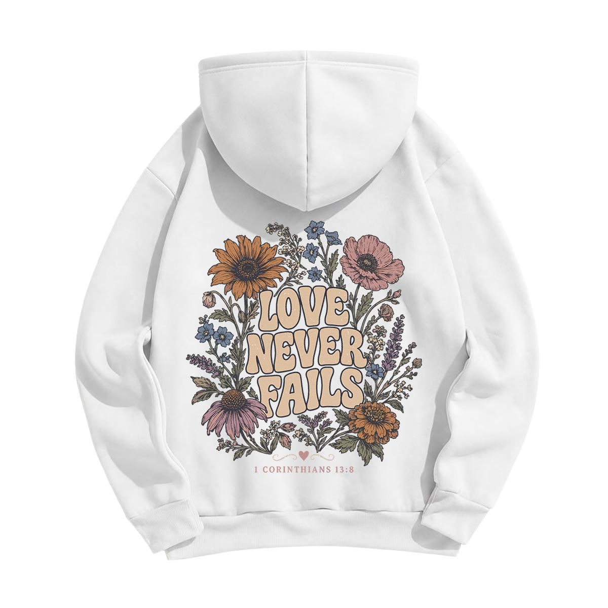 Rubbyoo Love Never Fails Unisex Hoodie - image 9