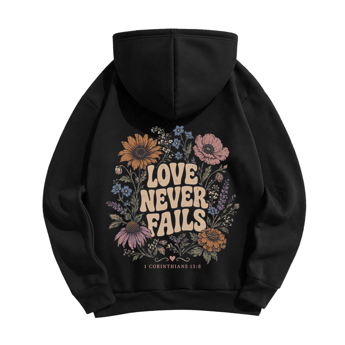 Rubbyoo Love Never Fails Unisex Hoodie - image 12