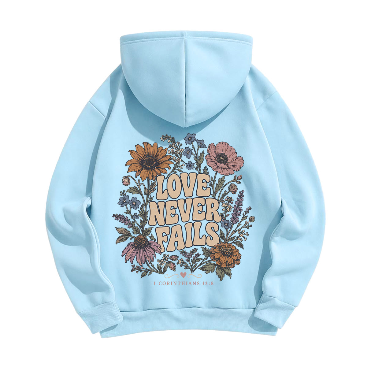 Rubbyoo Love Never Fails Unisex Hoodie - image 15