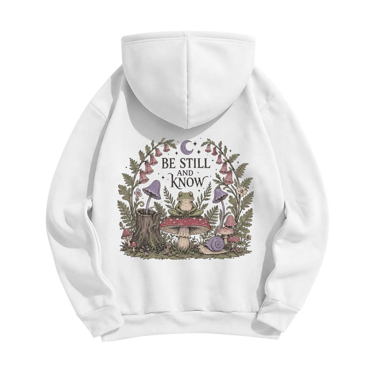 Rubbyoo Be Still To Know Unisex Hoodie - White - 2XL - image 5