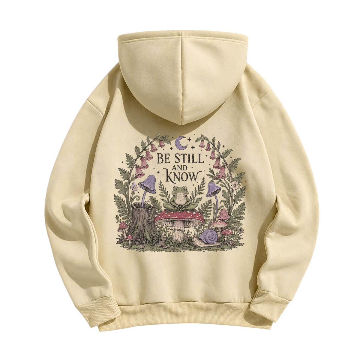 Rubbyoo Be Still To Know Unisex Hoodie - Light Coffee - 2XL - image 9